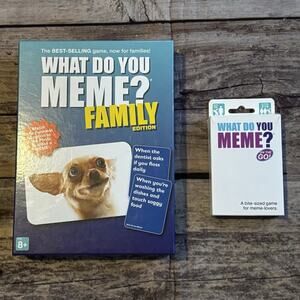 What Do You Meme Bundle of 2 Games Family & On The Go Editions